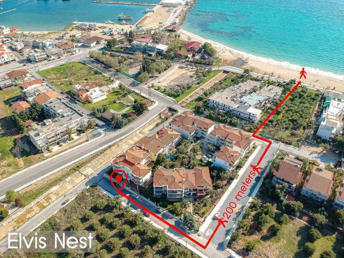 Elvis Nest Apartment Nea Moudania Exterior photo